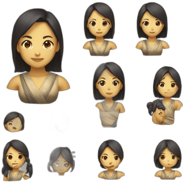 熊崎舞美（日本の女の子） emoji