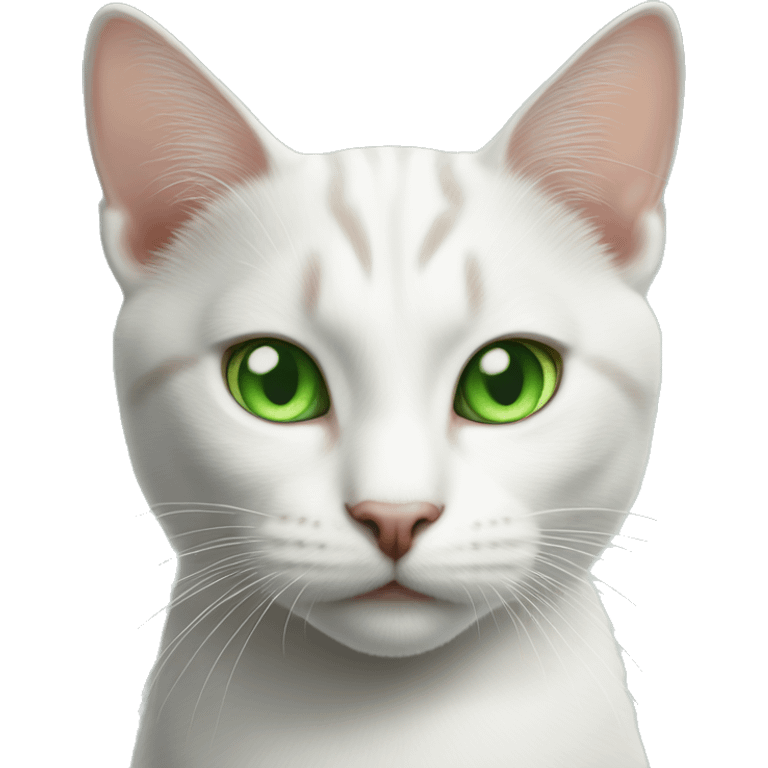 white cat green eyes tabby cat green eyes  emoji