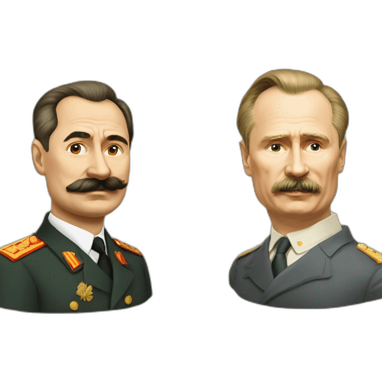 Vladimir putin and Joseph stalin emoji