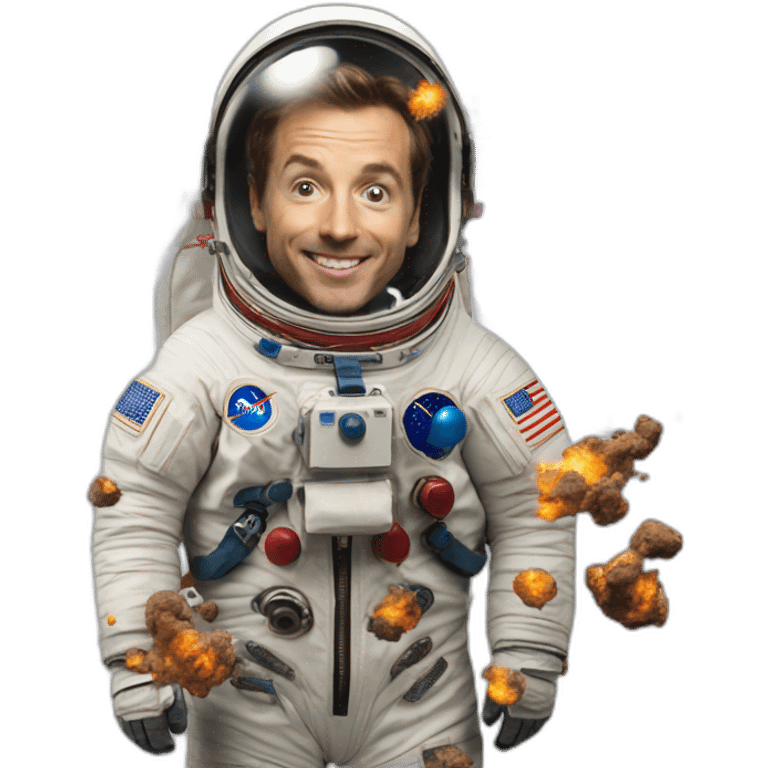 thomas pesquet astronaut explosion emoji