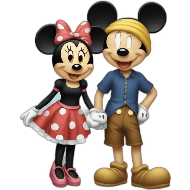 Mickey et minie qui jen emoji