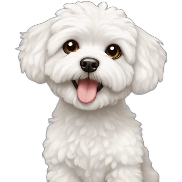 white maltipoo emoji