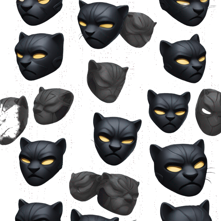 Black Panther, mask, Marvel emoji