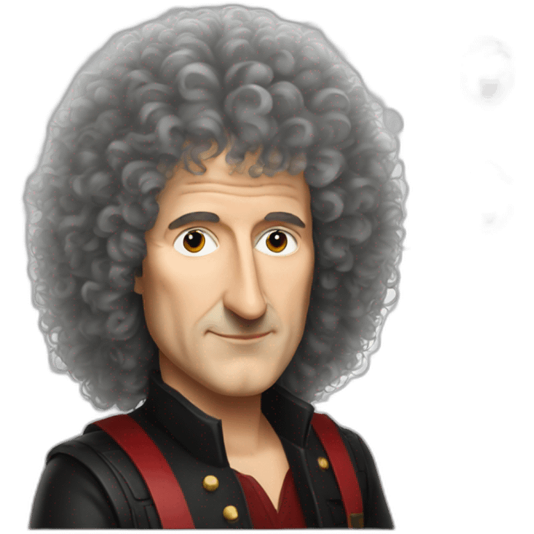 Brian May young emoji