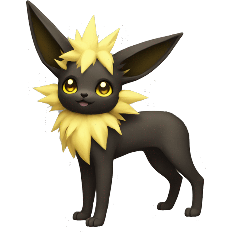 Jolteon-Umbreon full body emoji