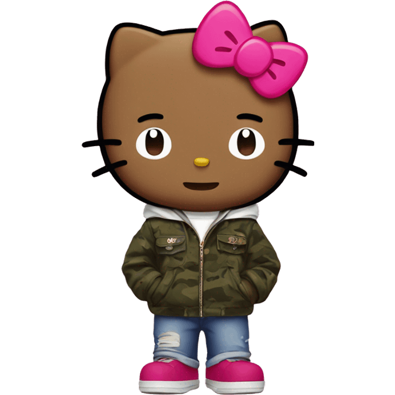 BAPE hello kitty emoji