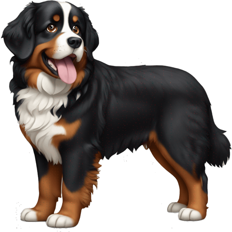 Bernese mountain dog emoji