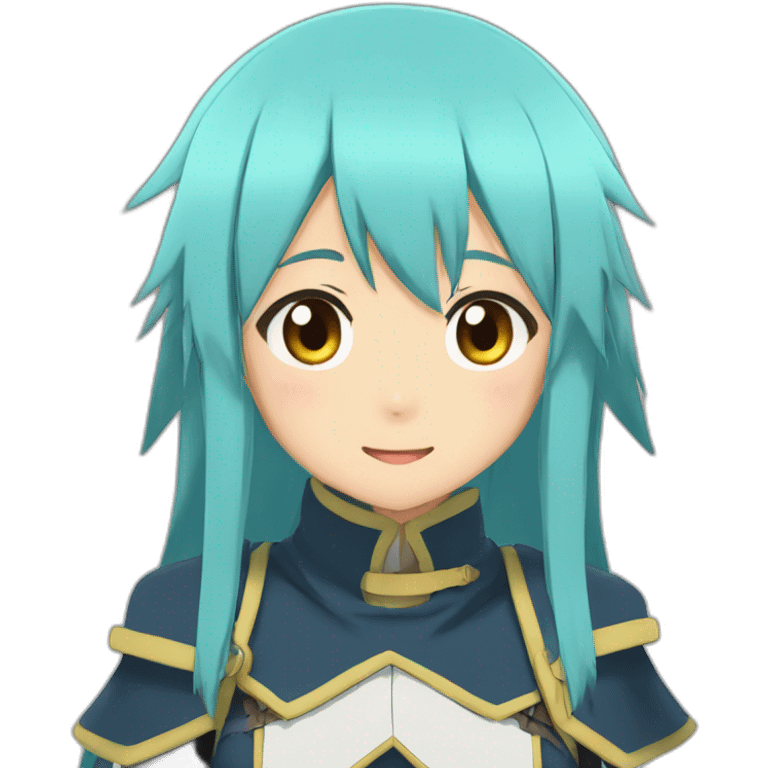 Aqua from Konosuba anime emoji