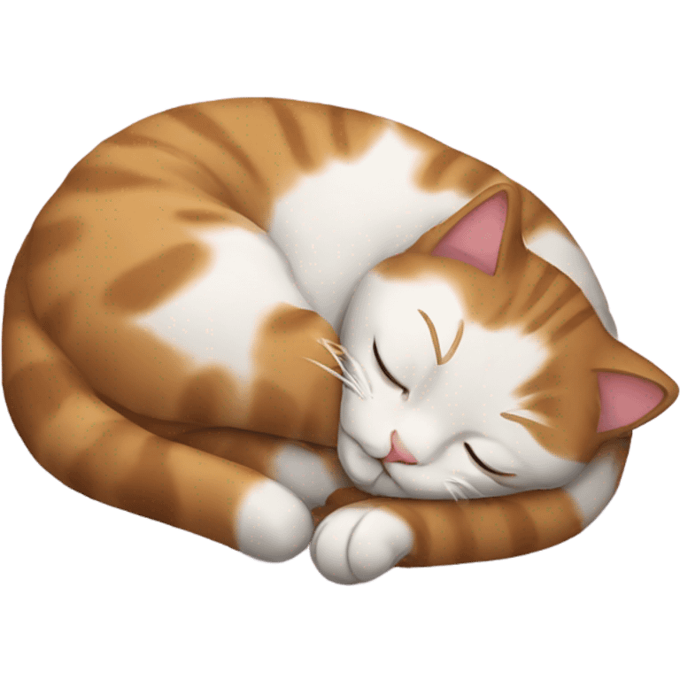 the cat is sleeping emoji