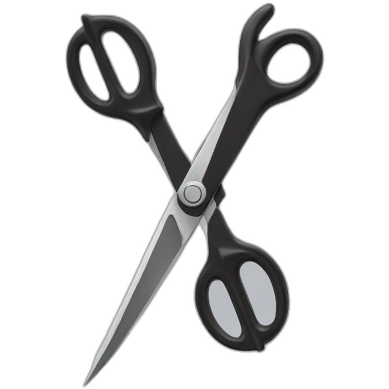 Black scissors emoji