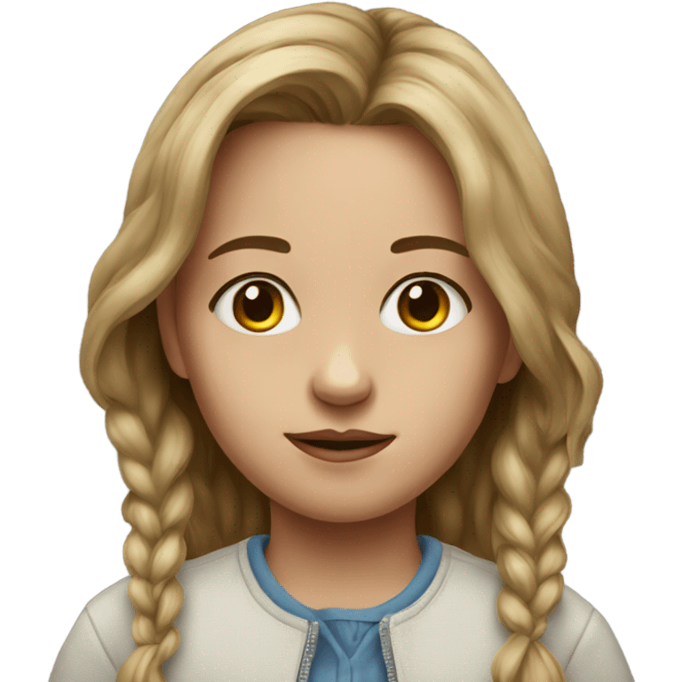 realistic portrait of girl emoji