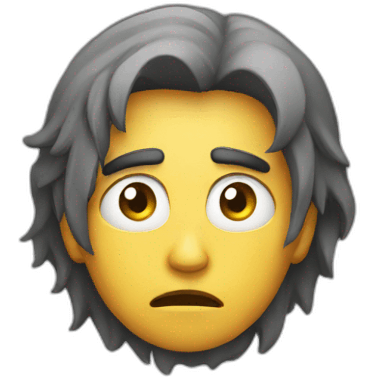 depressed emoji