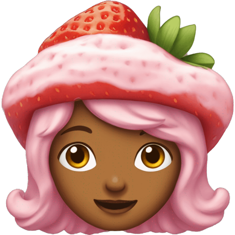 strawberry shortcake  emoji