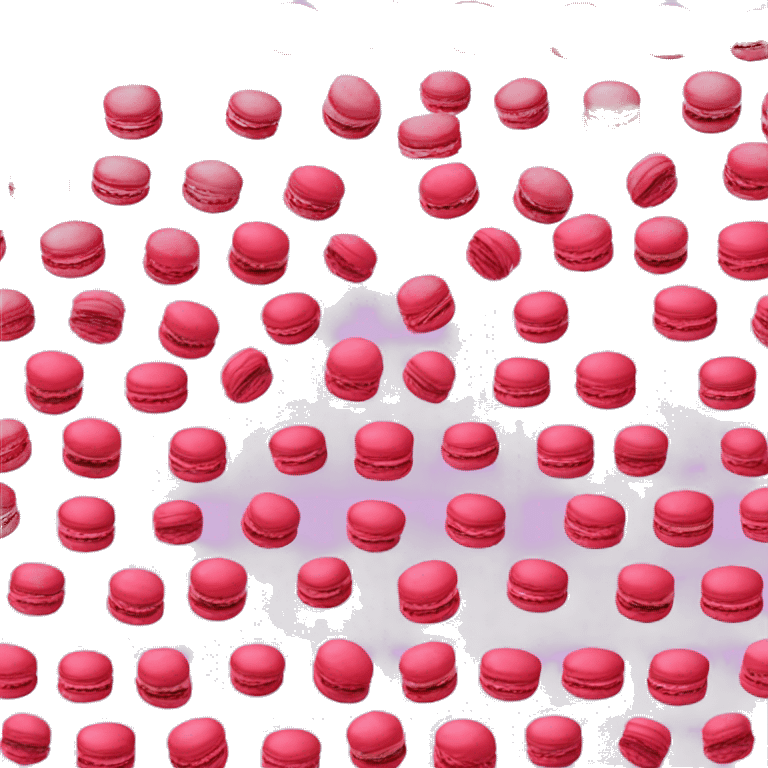 raspberry macaron emoji