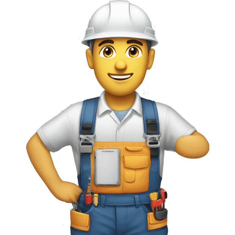 Male electrician  emoji