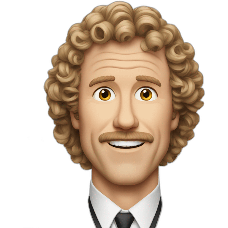 will ferrel realistic eurovision emoji