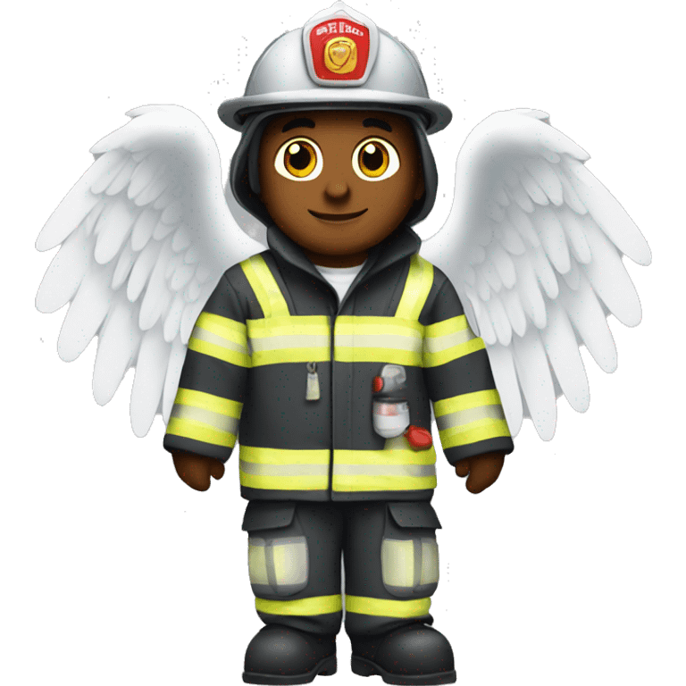 fireman with angel wings emoji