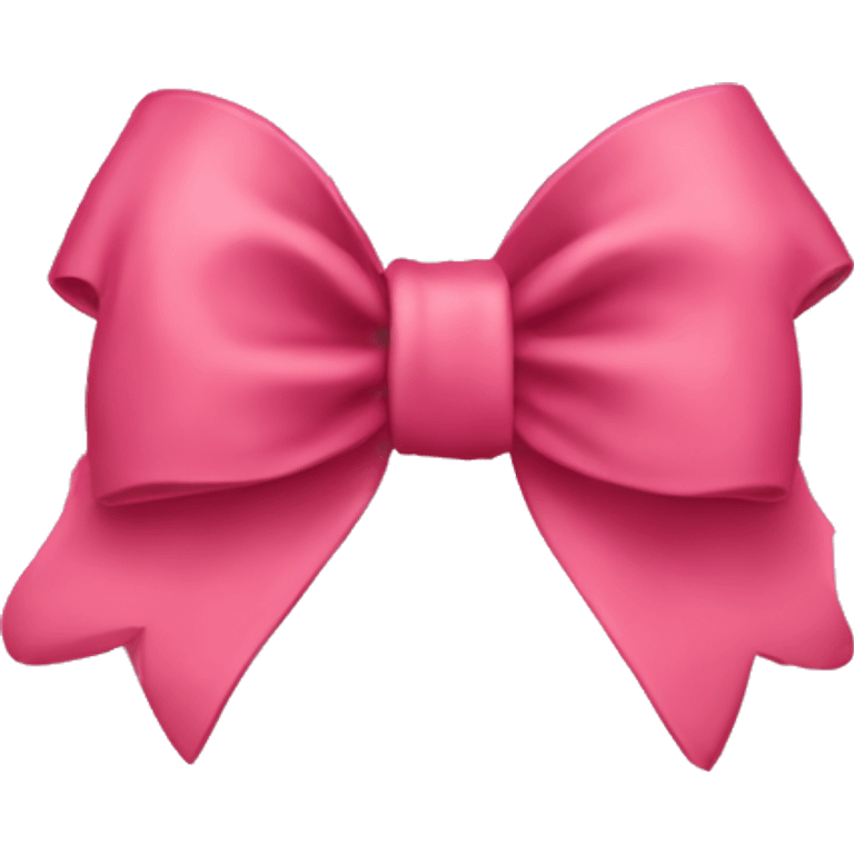 Coquette bow emoji