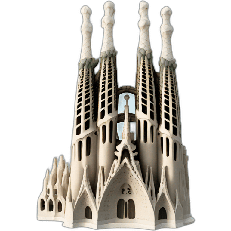 Sagrada familia glass emoji