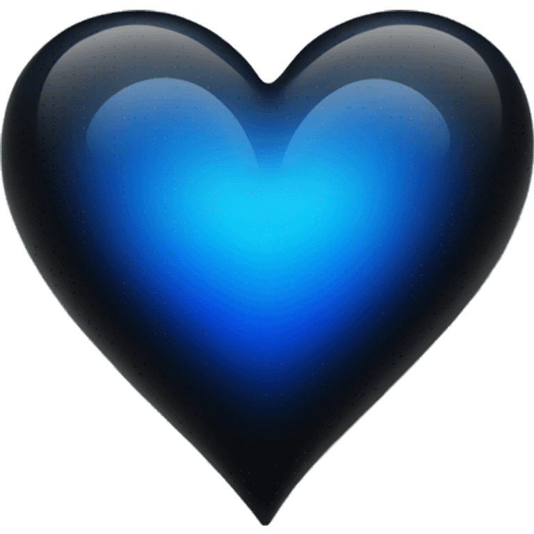 heart-deep-blue-and-black-color emoji