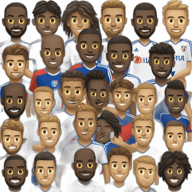 Lyon équipe de foot emoji