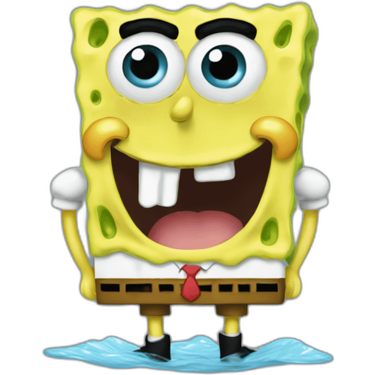 SpongeBob crying rivers emoji