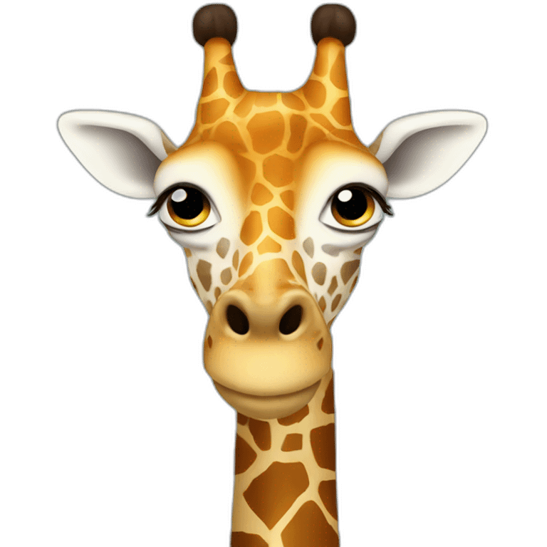 crying giraffe emoji