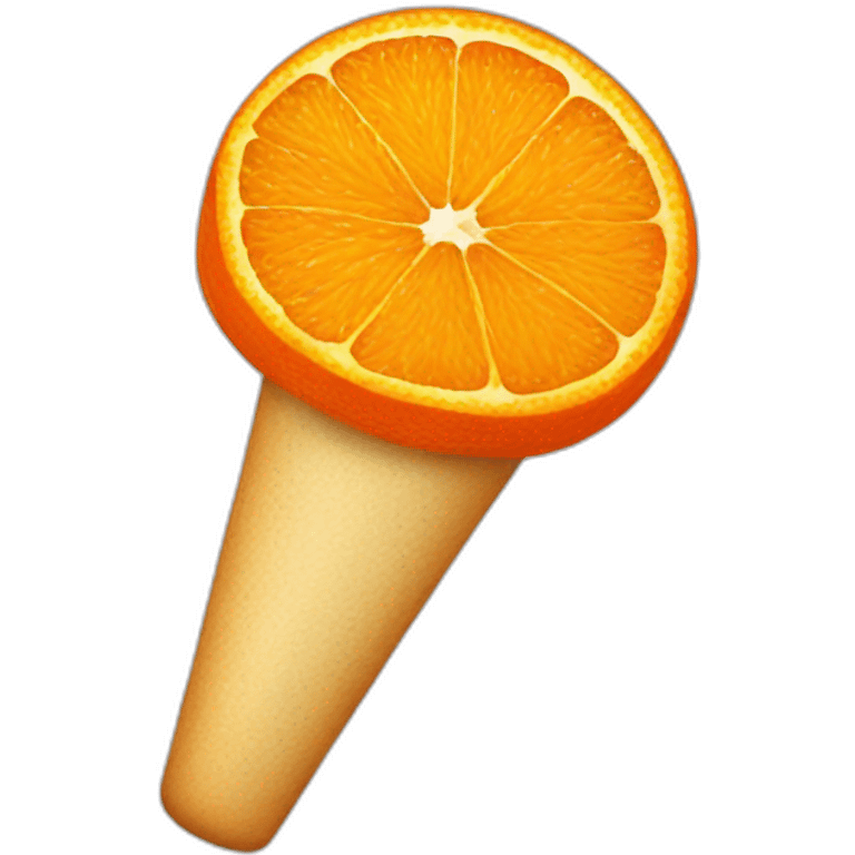 Orange Pop emoji