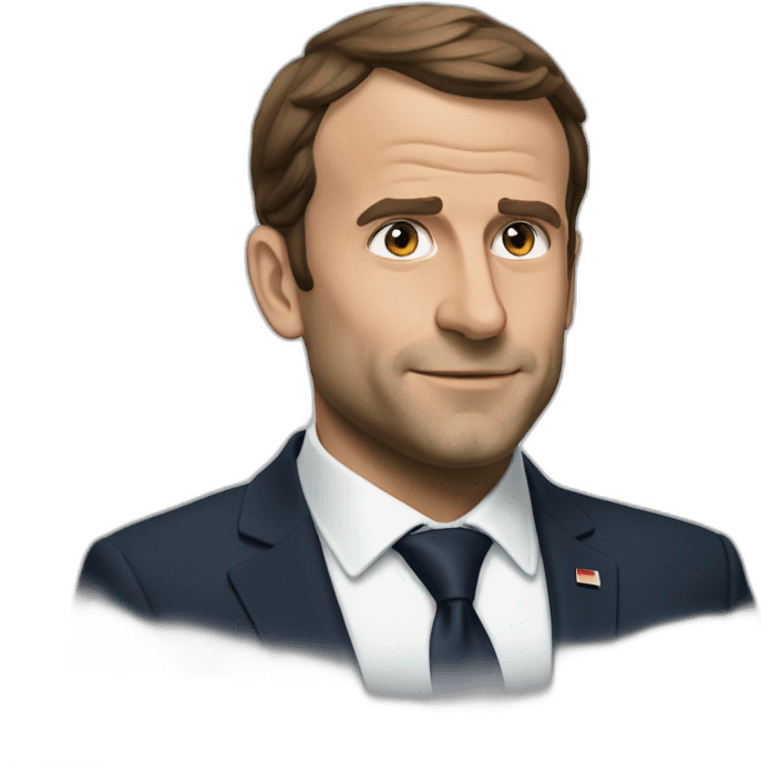 Macron choquer emoji