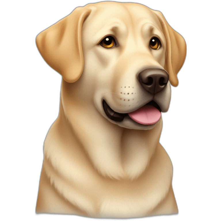 Fat labrador retriever emoji