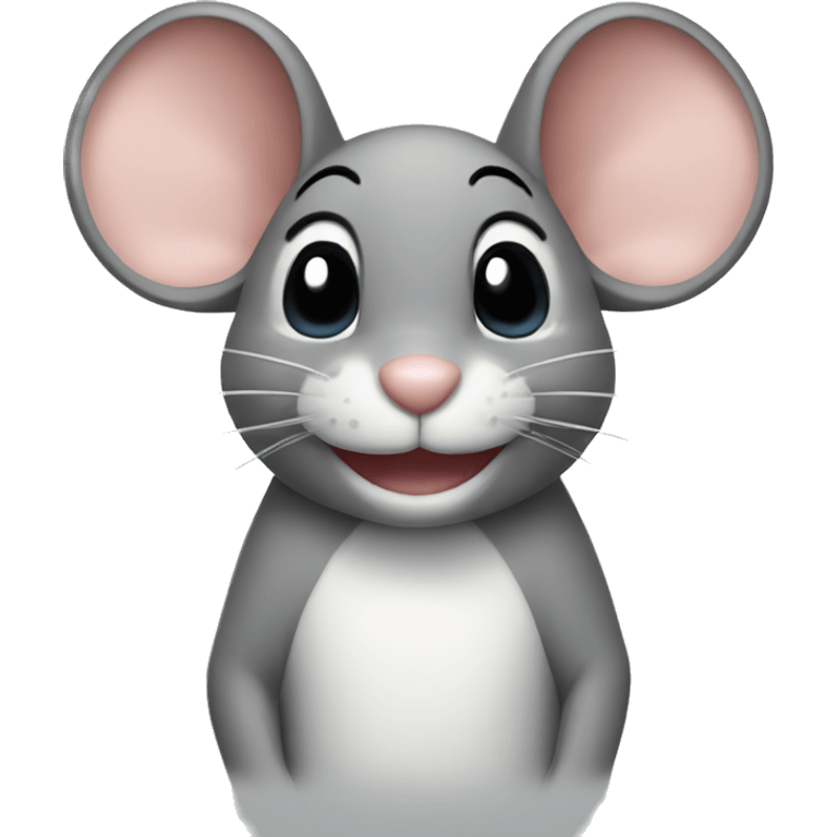 A mouse smiling emoji