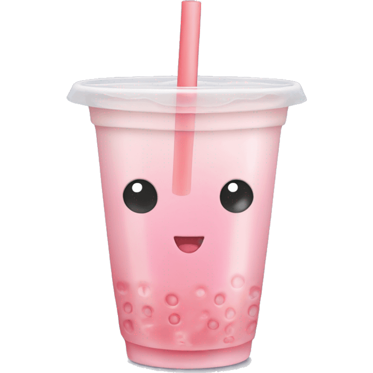 Light pink bubble tea emoji