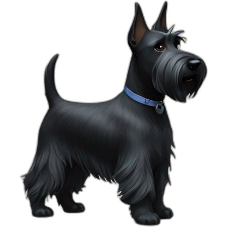 scottish-terrier-dog-walking emoji