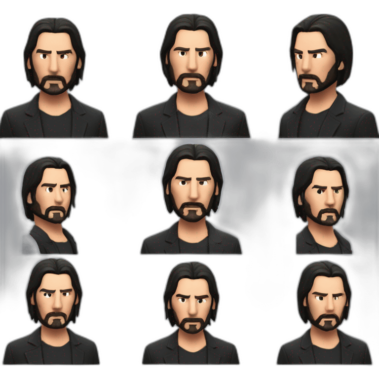 sims-4-John-Wick-perfectly-centered emoji