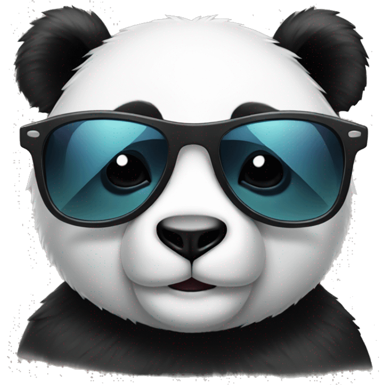 Panda with sunglasses  emoji