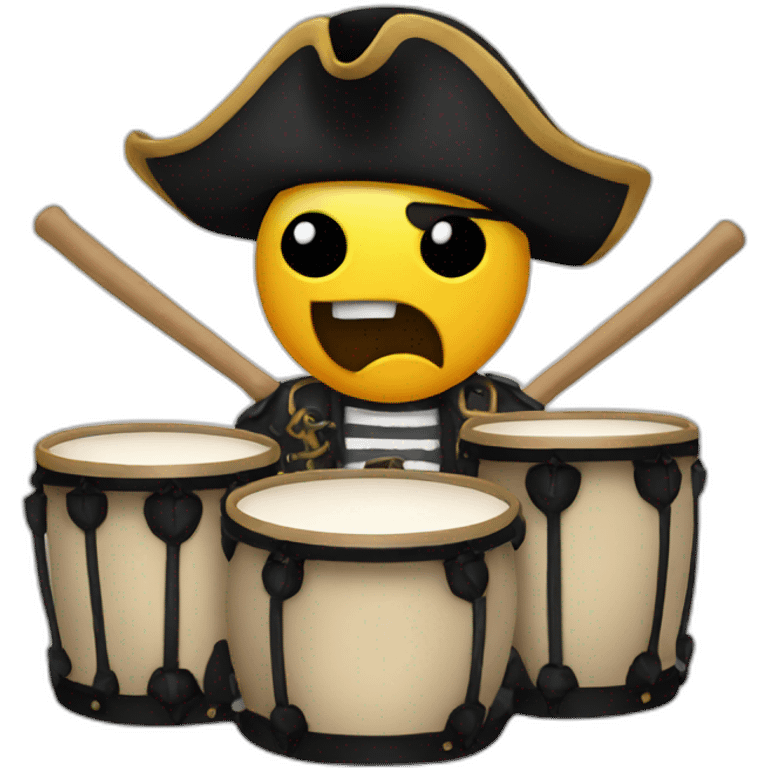 pirate drumkit emoji