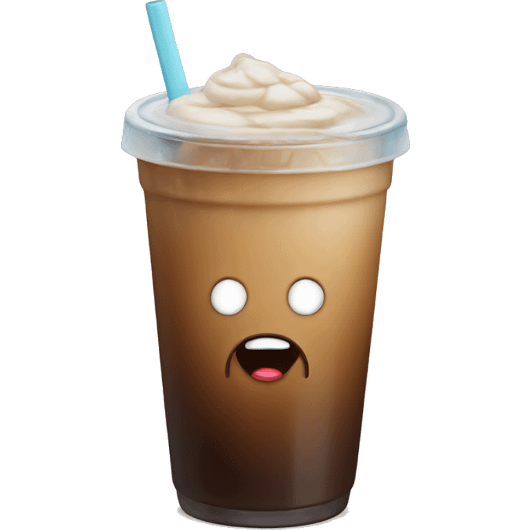 Iced coffee emoji