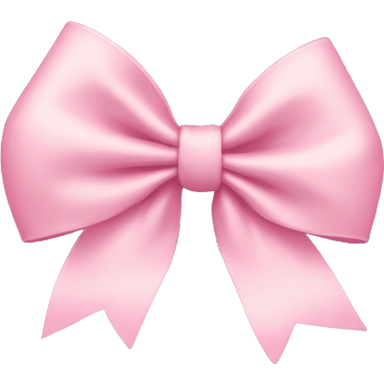 A light pink bow emoji