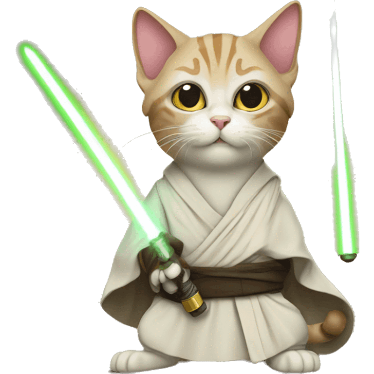 Jedi Cat emoji