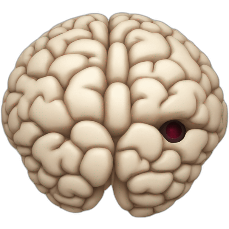 Brain with aperture emoji