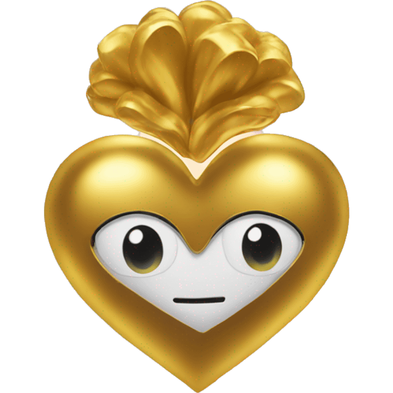 Golden heart  emoji