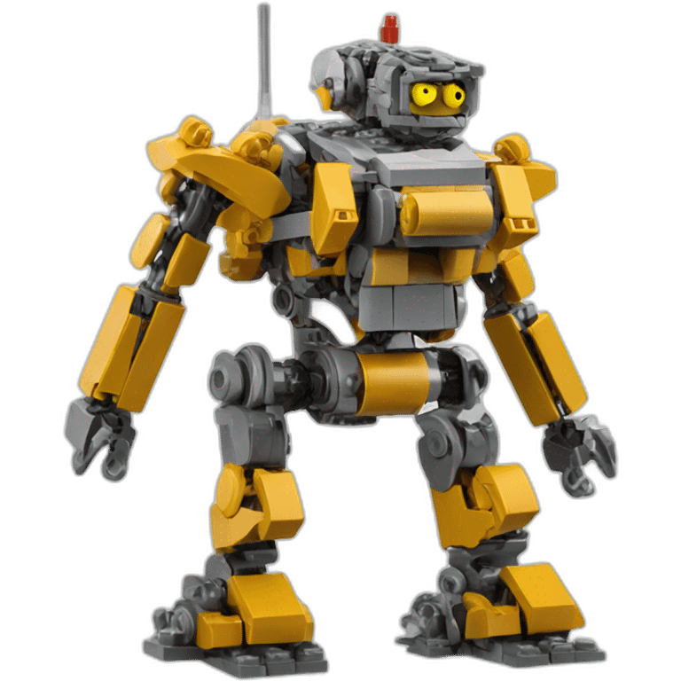 Lego mech emoji