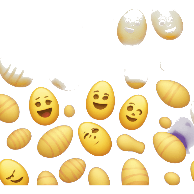 Easter funny egg emoji