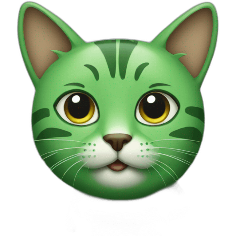 green cat emoji