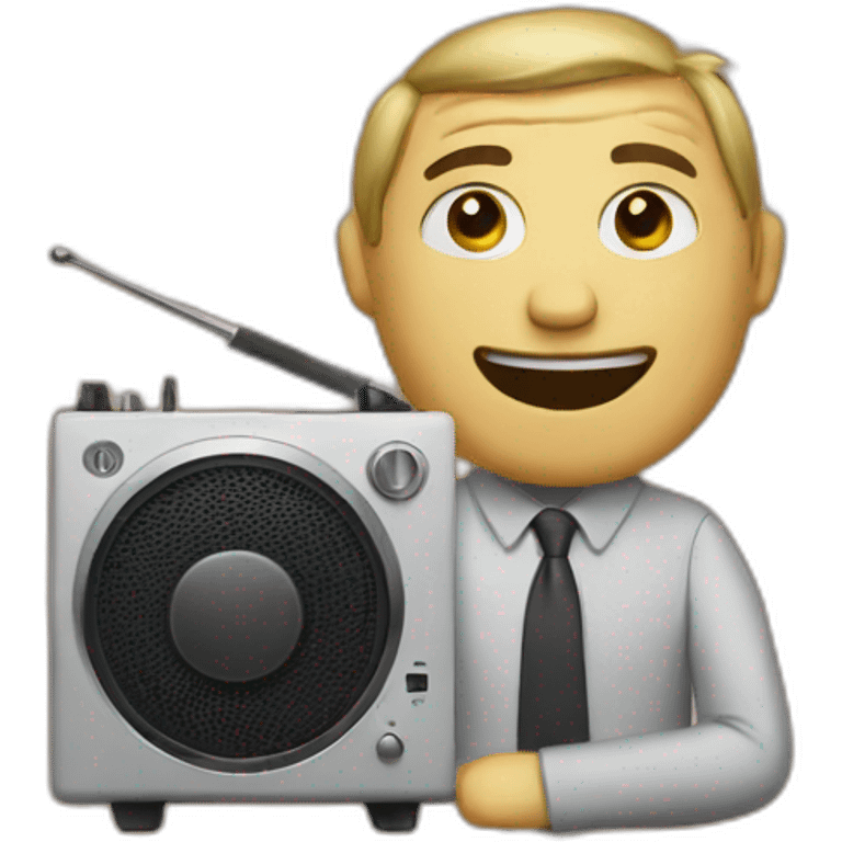 radio man emoji