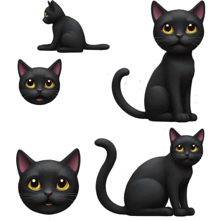 black cat emoji