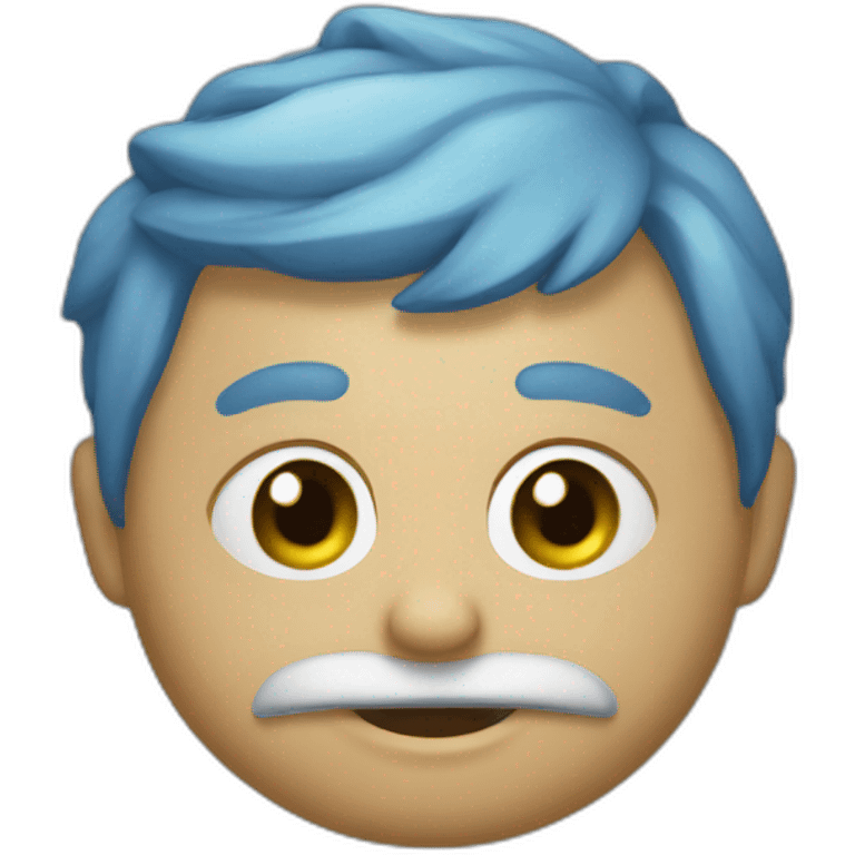 Un pitufo emoji