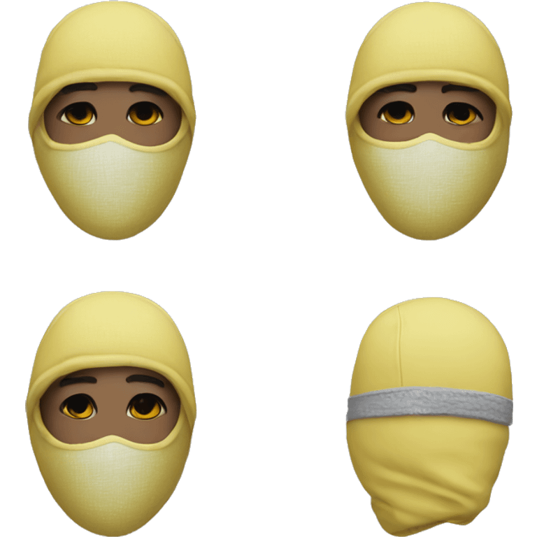 Ski mask person emoji