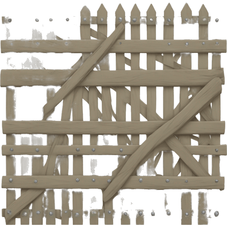 make a fence emoji