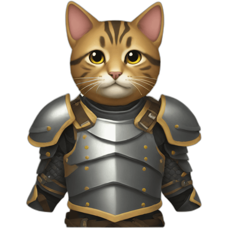 Cat armor emoji